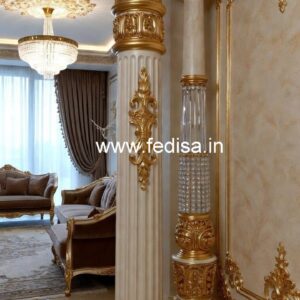 Stylish Pillar Ideas with Wood Finish PD-2258