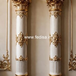 Marble Column Design Ideas for Premium Spaces PD-2572