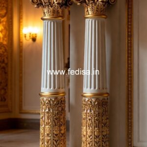 Wooden Carved Column Design Ideas PD-2592