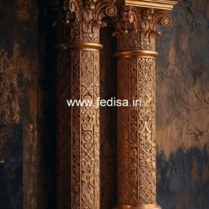 Wooden Column Design for Luxury Home Decor PD-3355