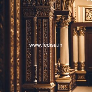 Stylish Wooden Column Design Ideas PD-3589