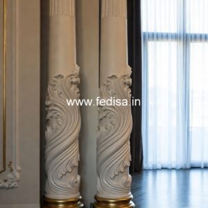 Traditional Carved Wooden Pillars PD-3736