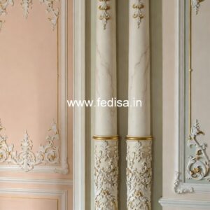 Gold Accent Pillar Designs That Scream Luxury PD-3954