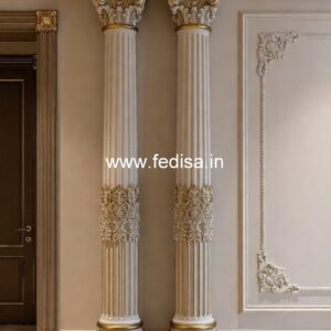 Brass Pillar Designs for a Rich Golden Finish PD-3973