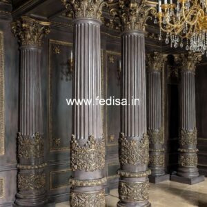Carved Column Design for Luxury Homes PD-4148