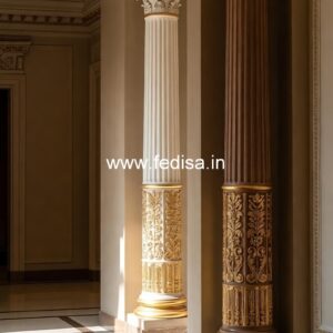 Artistic Wooden Column Design PD-4174