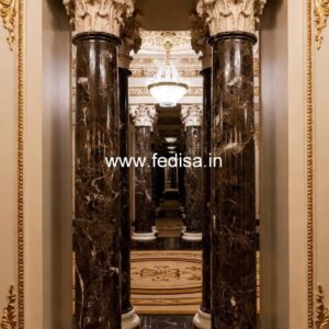 Wooden Column Design for Classic Interiors PD-4347