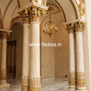 Stylish Marble Column Design Ideas PD-4439