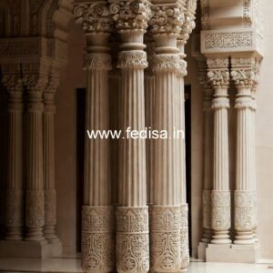 Pillar Design Ideas for Staircase Area PD-4586