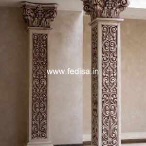 Stylish Pillar Ideas with Wood Finish PD-4610