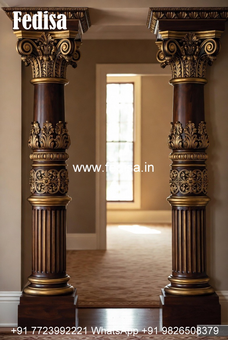 Luxury Carving Pillar Designs for Villas PD-4795