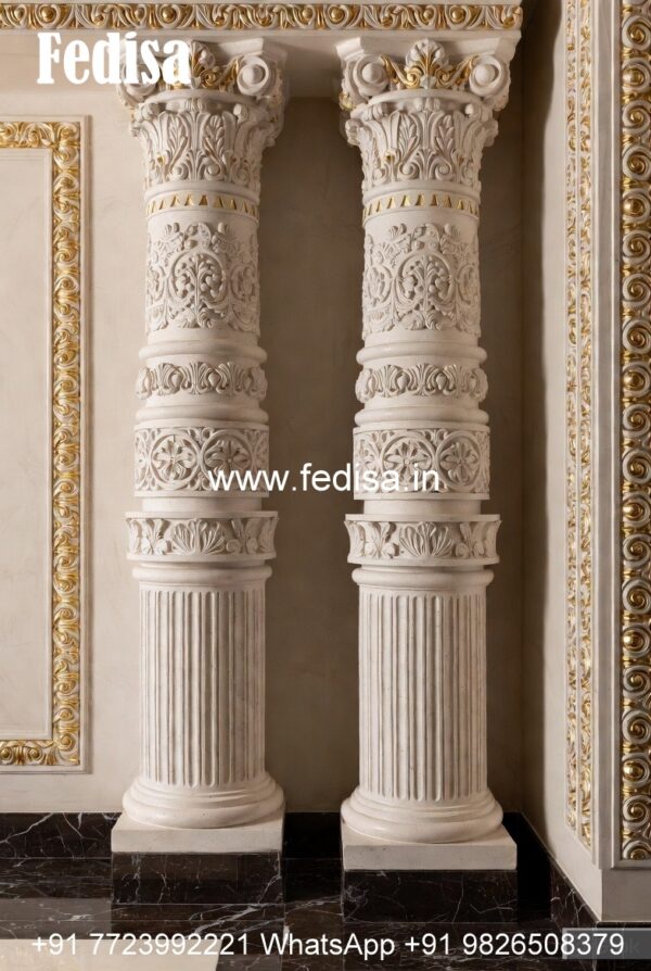 Stone Column Design for Exterior Beauty PD-4937 - Fedisa