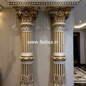 Exterior Column Design for Luxury Villas PD-4986