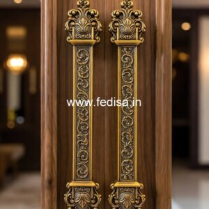 Brass Door Handle for Wooden Entrance BDR-1071