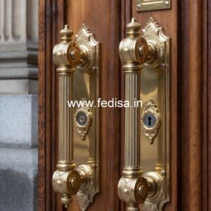 Classic Brass Door Handles for Wooden Doors BDR-1125
