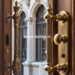 Minimalist Brass Door Handles for Modern Interiors BDR-1132