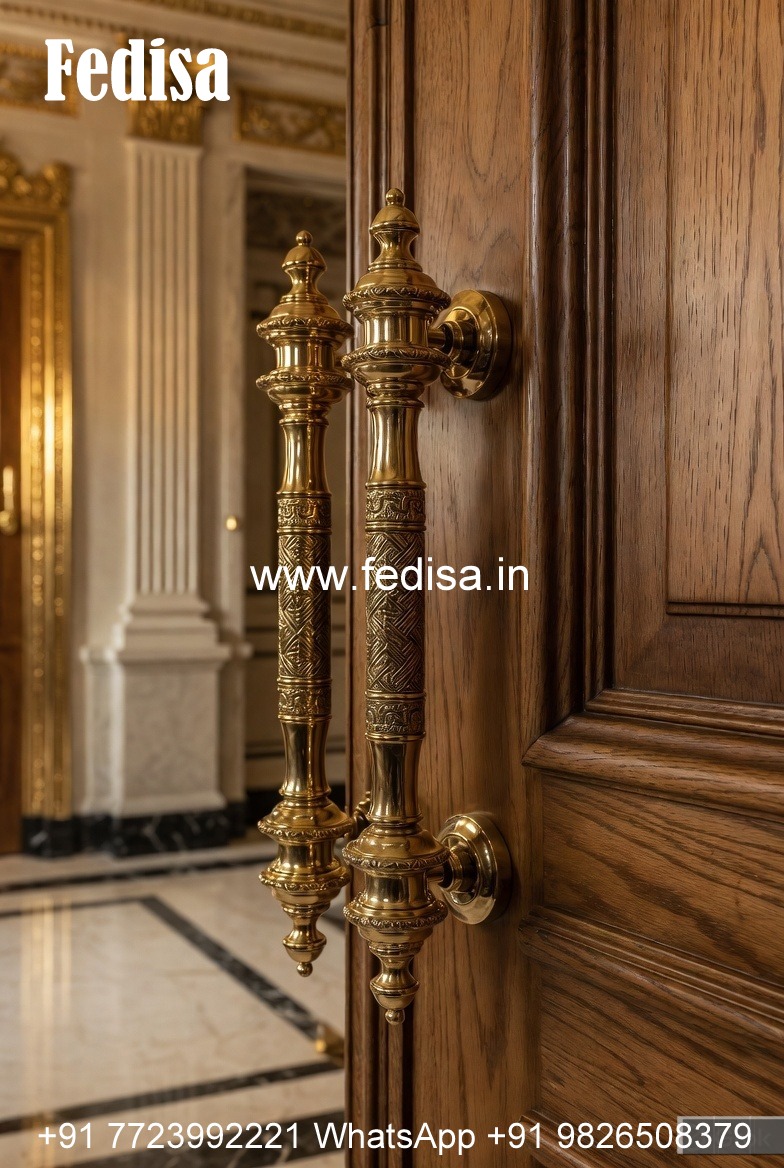 Contemporary Brass Door Handle Styles BDR-1154