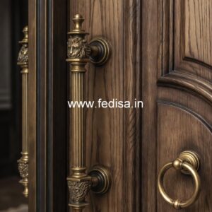 Elegant Brass Door Handles for Mansion Doors BDR-1182