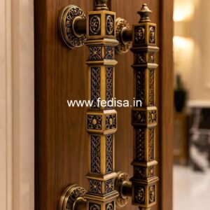 Vintage Brass Entry Door Designs BDR-1301