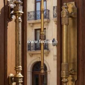 Antique Brass Door Handle Inspirations BDR-1307