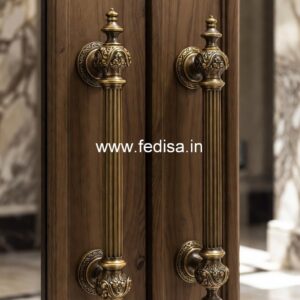 Traditional Brass Entry Door Handles BDR-1326