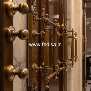 Traditional Brass Door Handle Styles BDR-1333