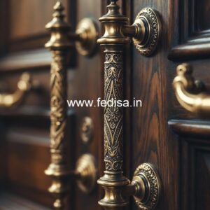 Stunning Entry Door Brass Handles BDR-1352