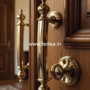 Handcrafted Brass Door Handle Designs BDR-1413