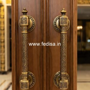Handcrafted Brass Door Handle India BDR-1441