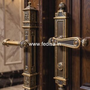 Brass Door Handle for Classic Homes BDR-1442