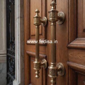Brass Door Handle with Royal Finish BDR-1444