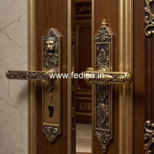 Brass Door Handle for Office Entrance BDR-1449