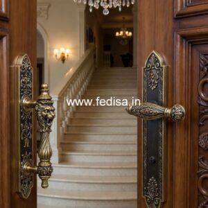 Brass Door Handle for Elegant Homes BDR-1461