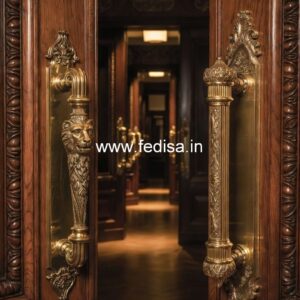 Brass Door Handle with Unique Design BDR-1496