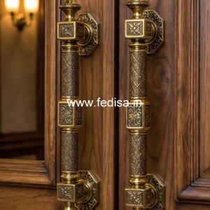 Designer Brass Door Handles for Modern Homes BDR-1511