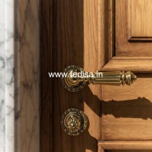 Classic Brass Door Handles for Wooden Doors BDR-1527
