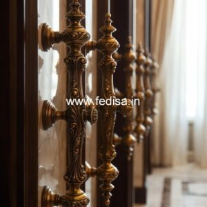 Antique Brass Door Handle Designs for Vintage Look BDR-1531