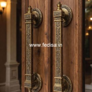 Stylish Main Door Brass Handles for Homes BDR-1542