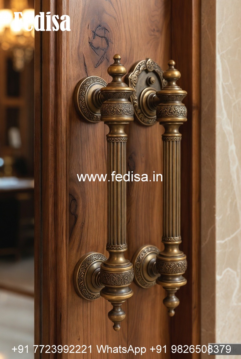 Premium Brass Door Handles for Modern Villas BDR-1582
