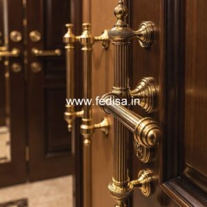 Minimalist Brass Entry Door Handles BDR-1659