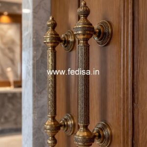 Vintage Brass Door Handles for Classic Homes BDR-1691