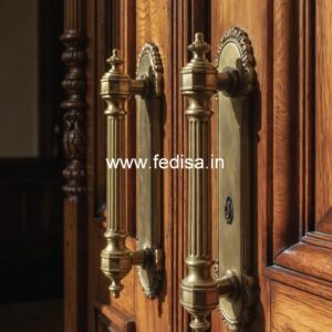 Antique Brass Door Handle Inspirations BDR-1709
