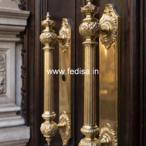 Vintage Brass Entry Door Handles BDR-1716