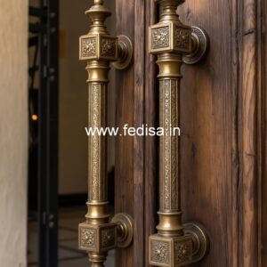 Designer Brass Door Handles for Luxury Homes BDR-1811