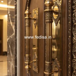 Solid Brass Door Handle for Classic Interiors BDR-1812