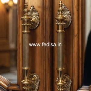 Traditional Brass Door Handle India Style BDR-1820