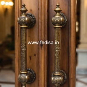 Brass Door Handle for Modern Homes BDR-1828