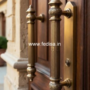 Brass Door Handle with Traditional Look BDR-1838