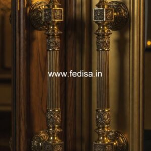 Brass Door Handle for Classic Homes BDR-1844