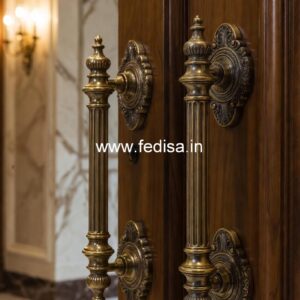 Brass Door Handle with Royal Finish BDR-1846
